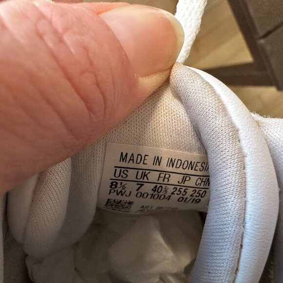 ADIDAS VS ADVANTAGE Sneakers Court Shoes Silver Stripe - 8.5 - Picture 9 of 9